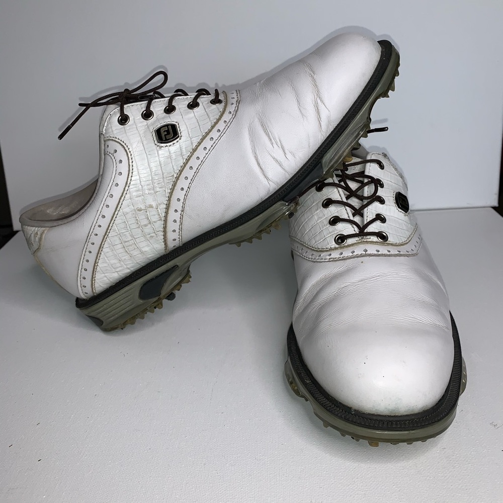 Footjoy Golf Shoes 53607 White Size 8 1/2 M W
